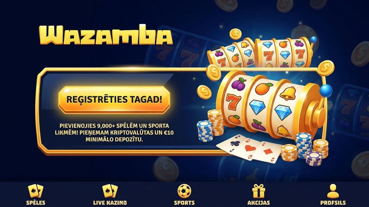 Reģistrācija ar bonusu